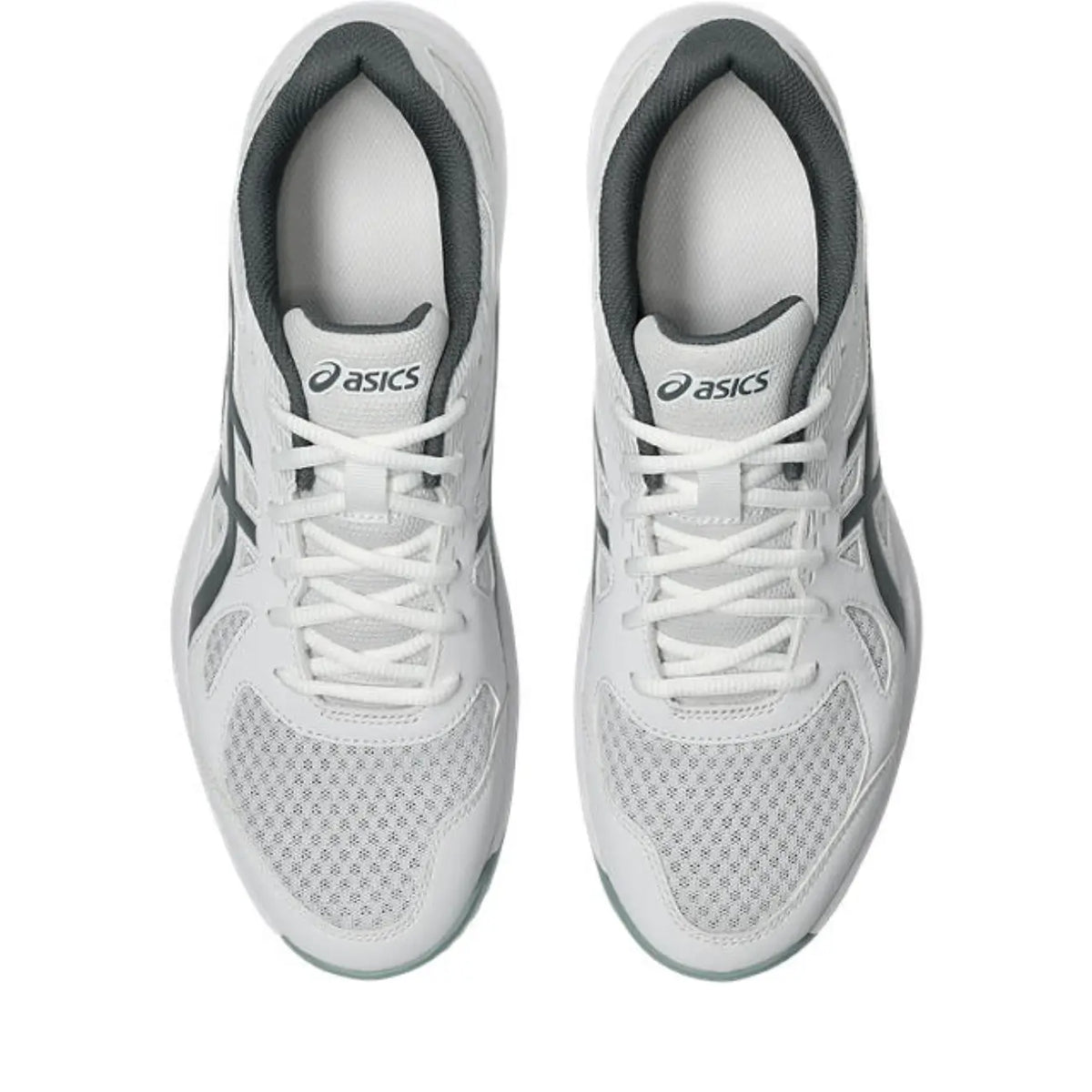 Asics Upcourt 6 - White/Steel Grey - Heren Hockeyschoen
