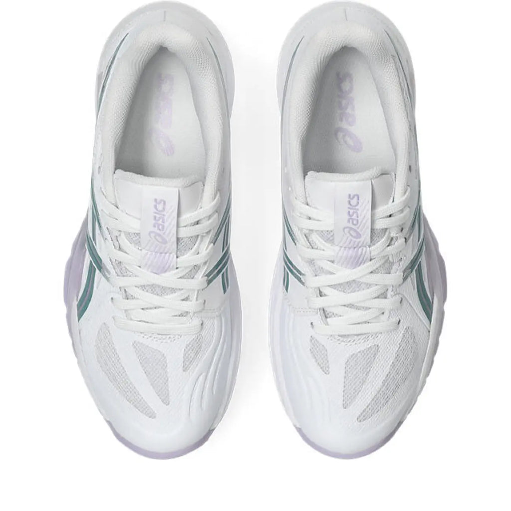 Asics Powerbreak FF - White/Foggy Teal - Dames Hockeyschoen