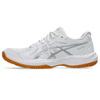 Asics Upcourt 6 - White/Pure Silver - Dames Hockeyschoen