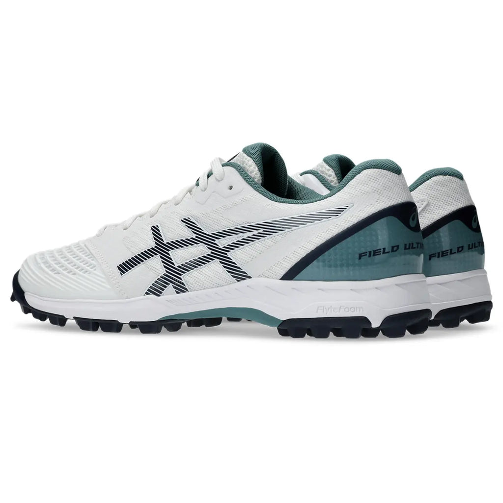 Asics Field Ultimate FF 2 - White/Foggy Teal - Heren Hockeyschoenen