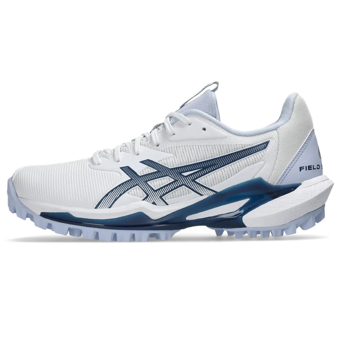 Asics Field Speed FF 2 - White/Independence Blue - Dames Hockeyschoenen