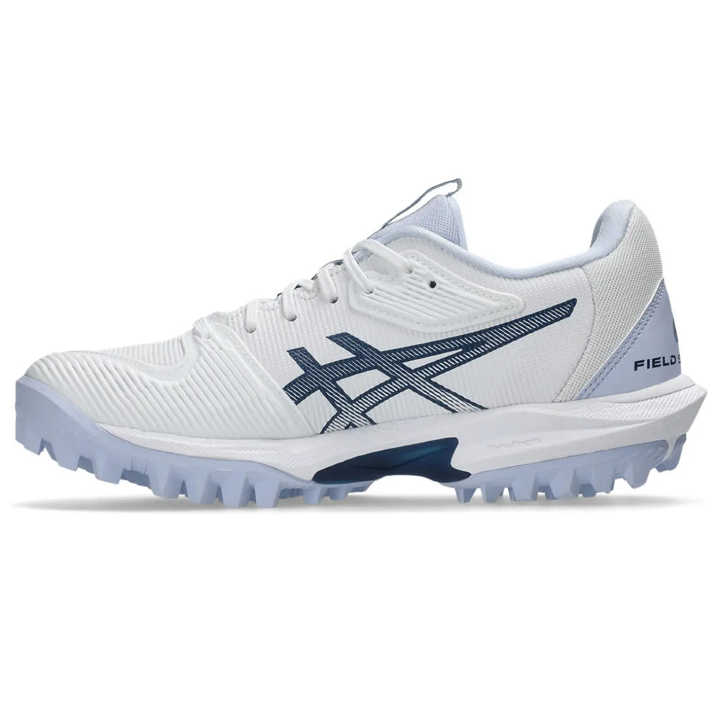 Asics Field Speed FF 2 - White/Independence Blue - Dames Hockeyschoenen