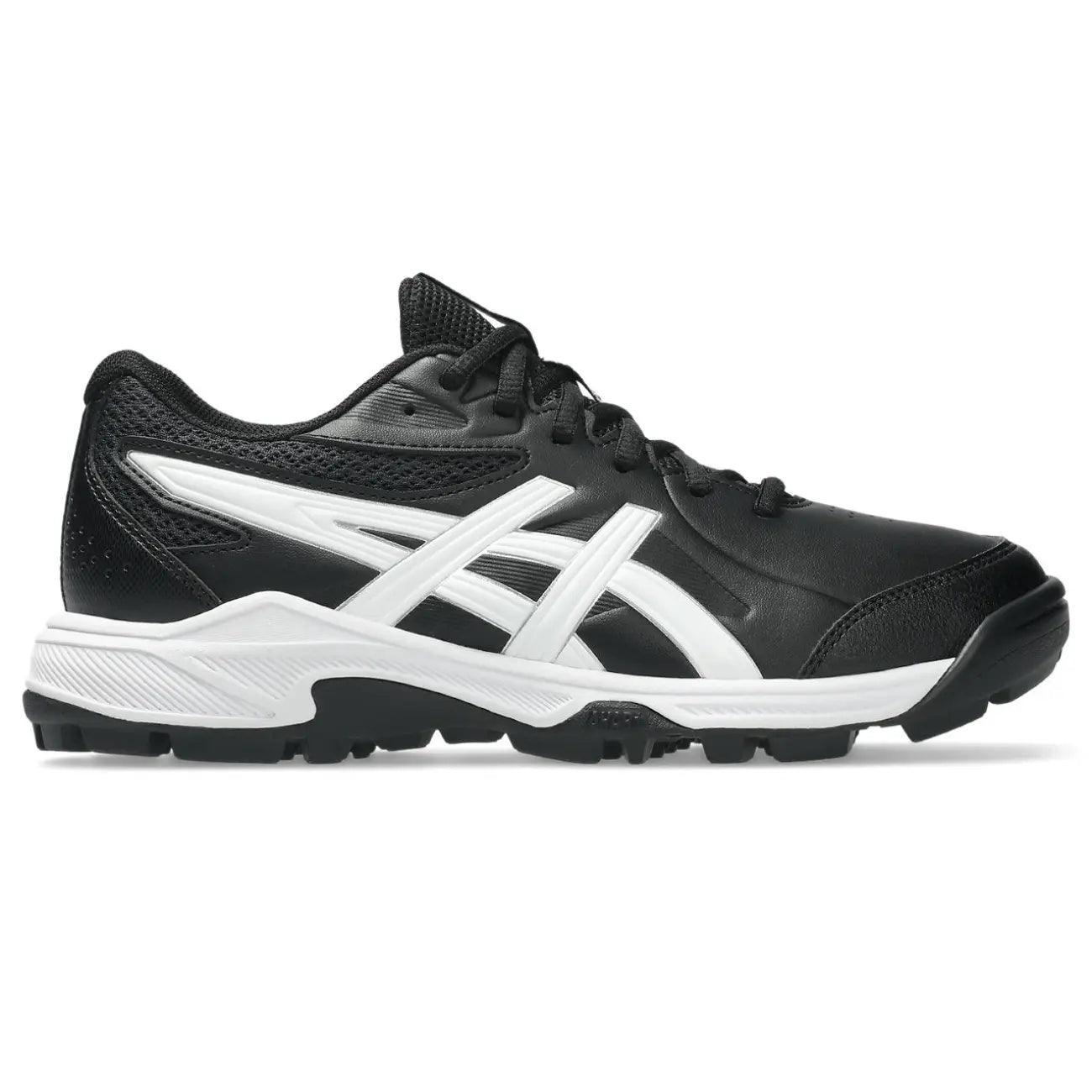 Asics GEL-Peake 3 GS - Black/White - Junior Hockeyschoenen