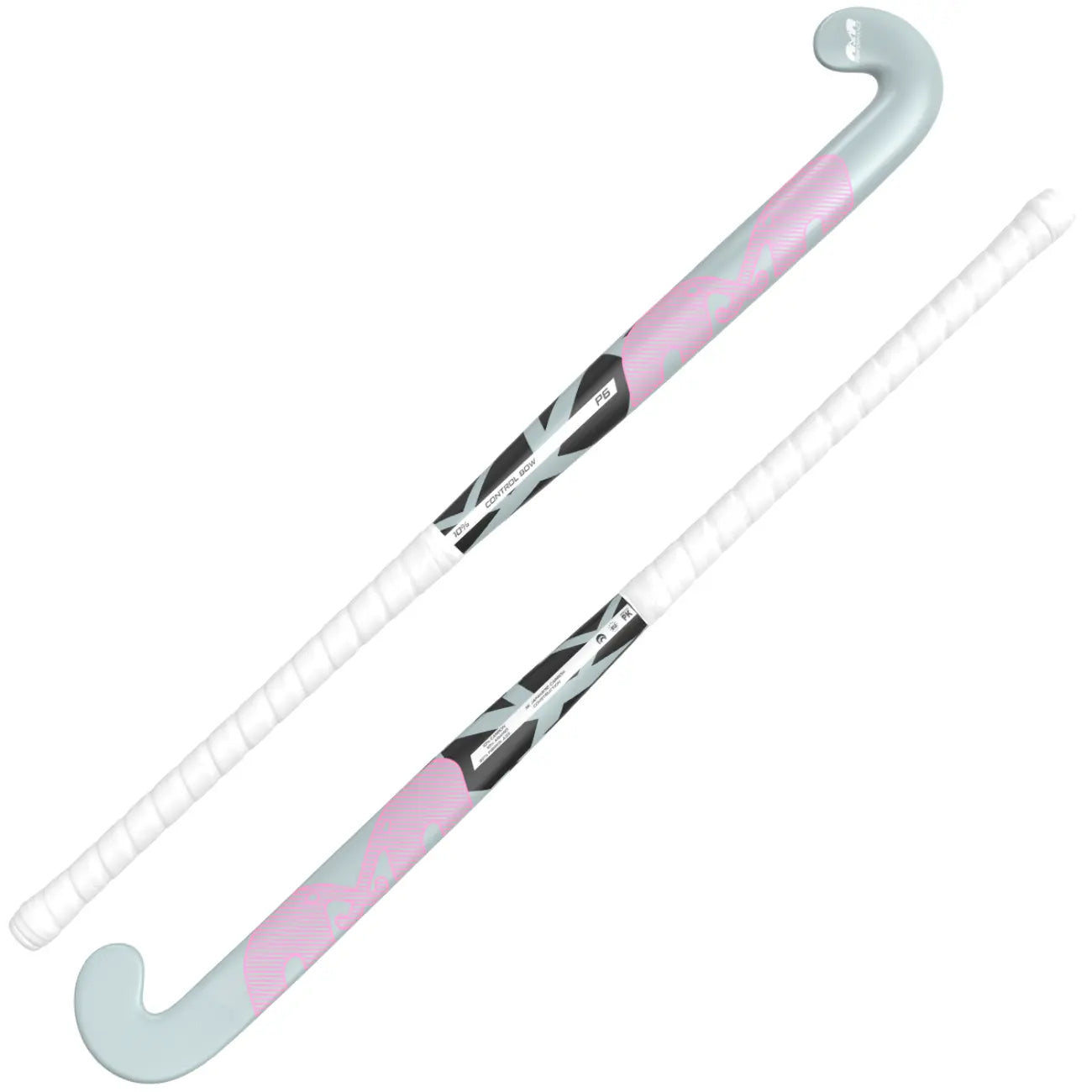 TK P6 Control Bow - Light Grey-Pink Hockeystick