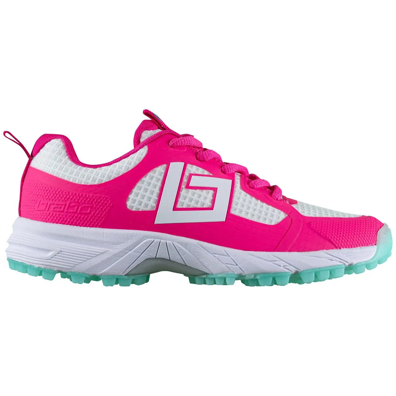 Brabo Shoe Tribute - Pink/Aqua Hockeyschoen