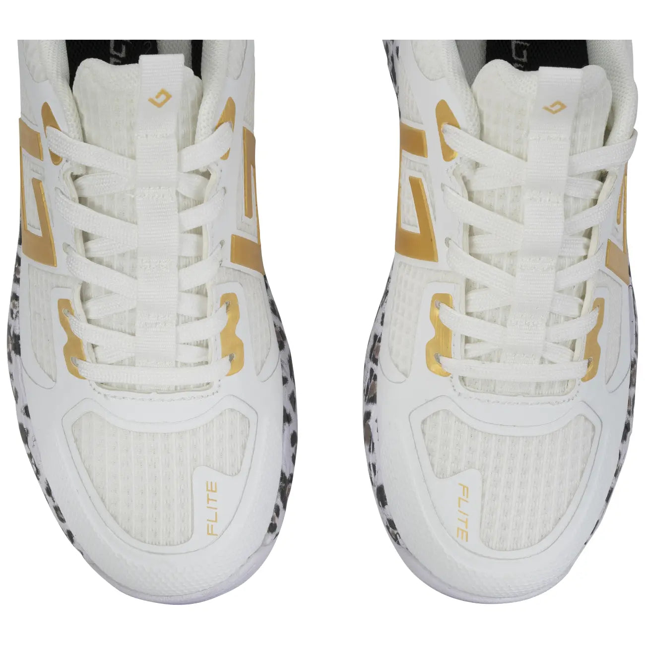 Brabo Shoe Tribute White/Gold/Leo+Slides Hockeyschoen