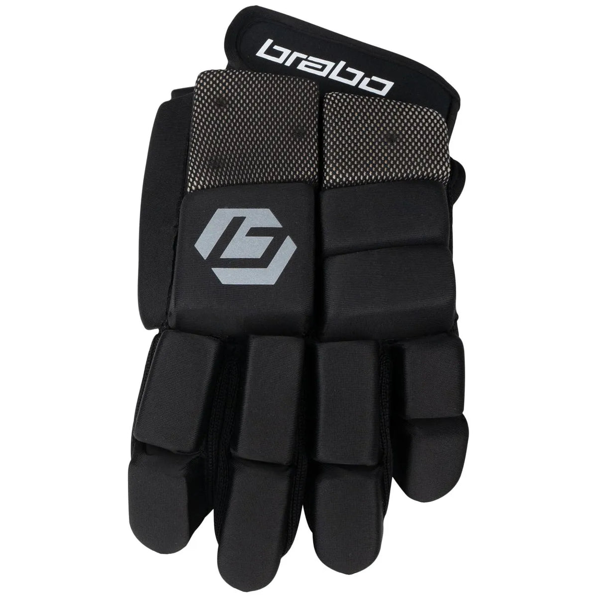 Brabo Guante Indoor Elite de Dedos Completos Negro