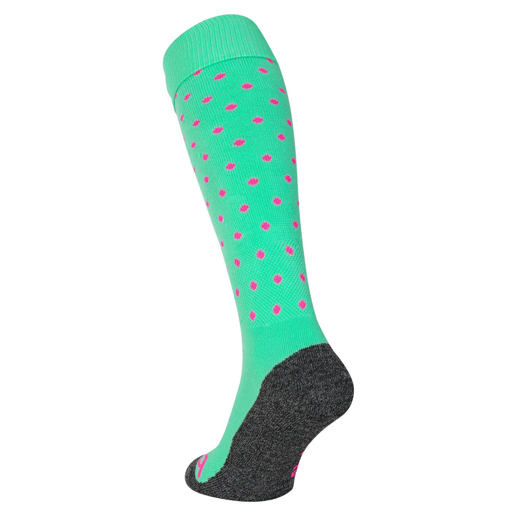 Brabo Socks Dots Lime/Pink - productfoto 3