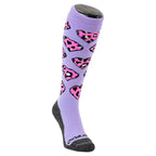 Brabo Socks Hearts Purple Cheetah - productfoto 1
