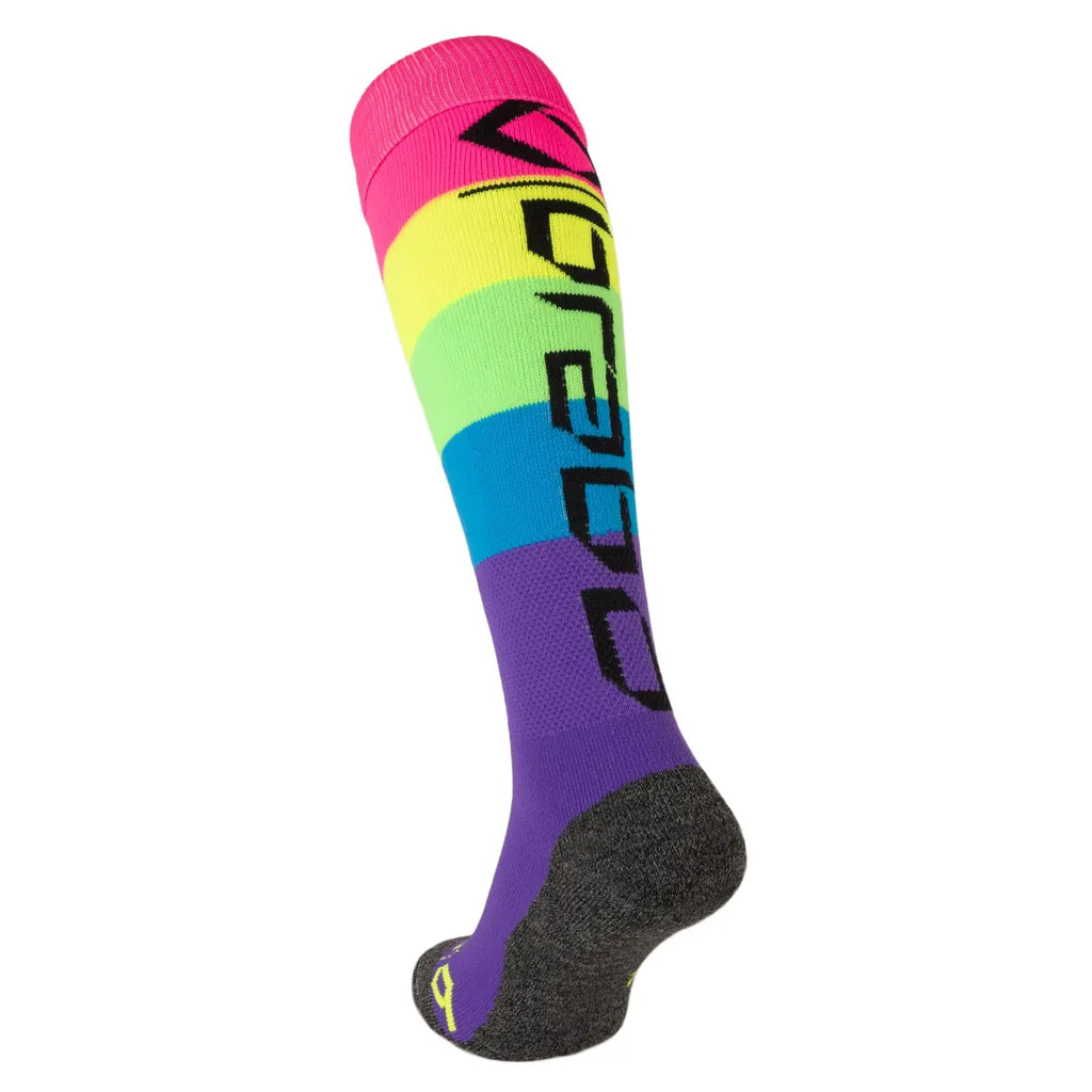Brabo Socks Full Rainbow Purple - productfoto 2