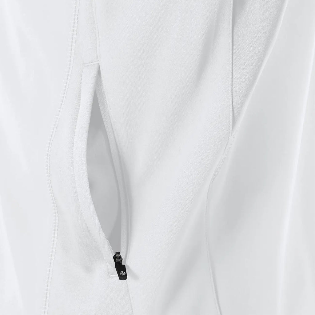 Reece Shift Hooded Full Zip Top - White Kleding