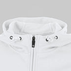 Reece Shift Hooded Full Zip Top - White Kleding