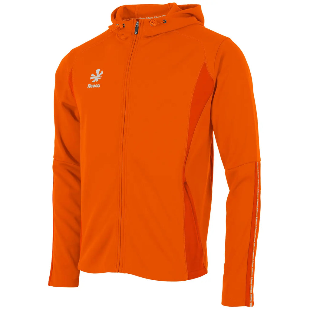 Reece Shift Hooded Full Zip Top - Orange Kleding
