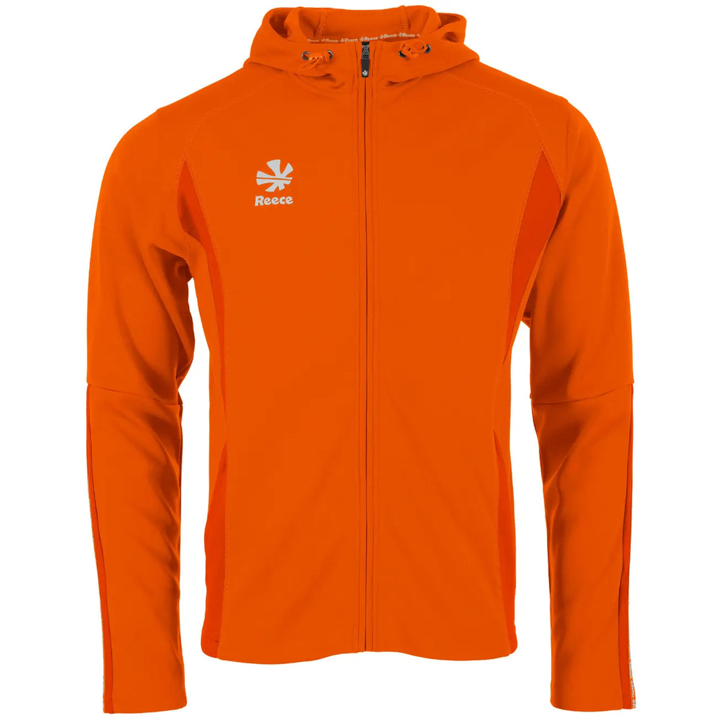 Reece Shift Hooded Full Zip Top - Orange Kleding