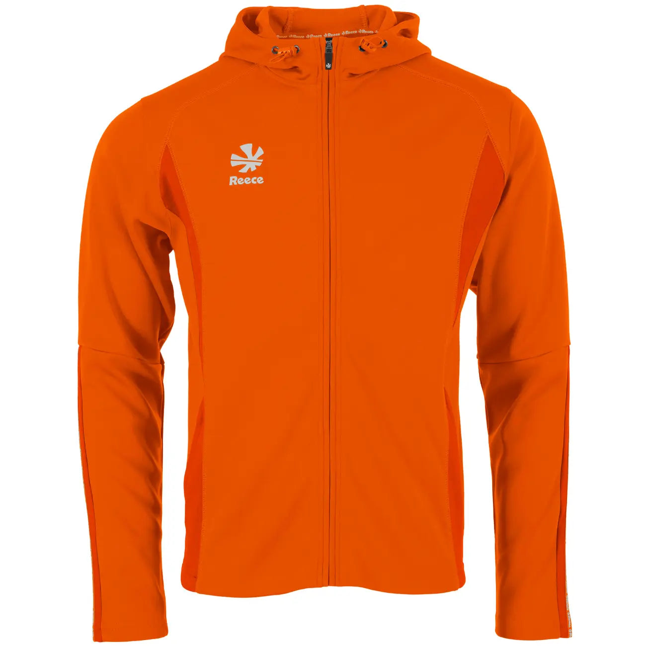 Reece Shift Hooded Full Zip Top - Orange Kleding