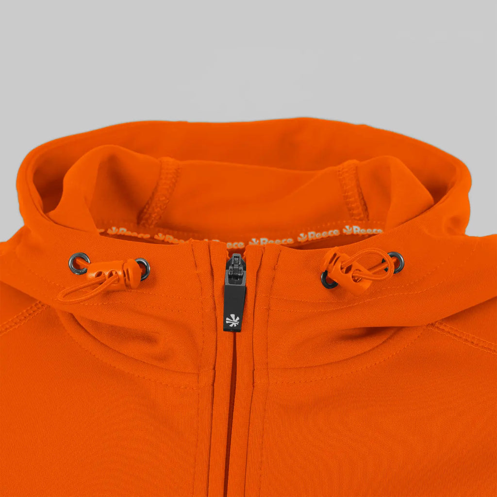 Reece Shift Hooded Full Zip Top - Orange Kleding