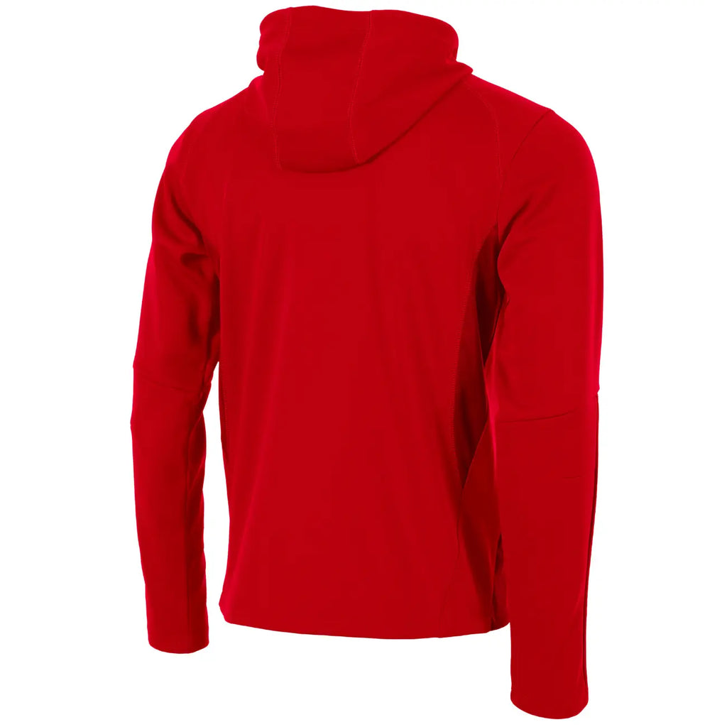 Reece Shift Hooded Full Zip Top - Red Kleding