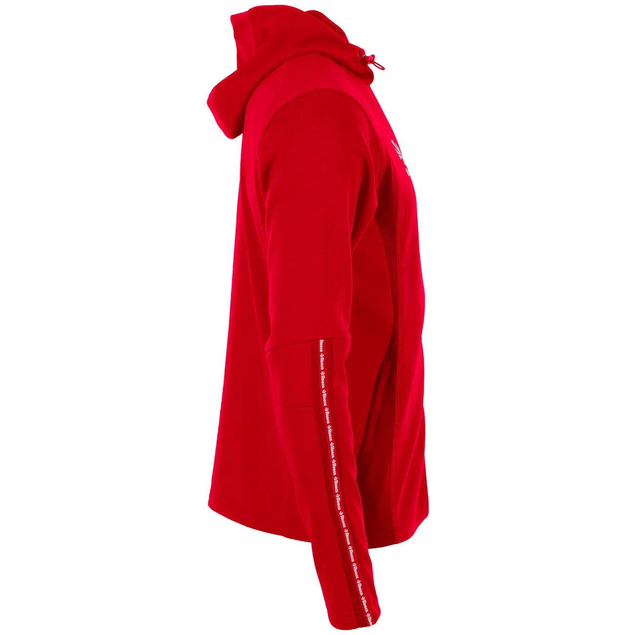 Reece Shift Hooded Full Zip Top - Red Kleding
