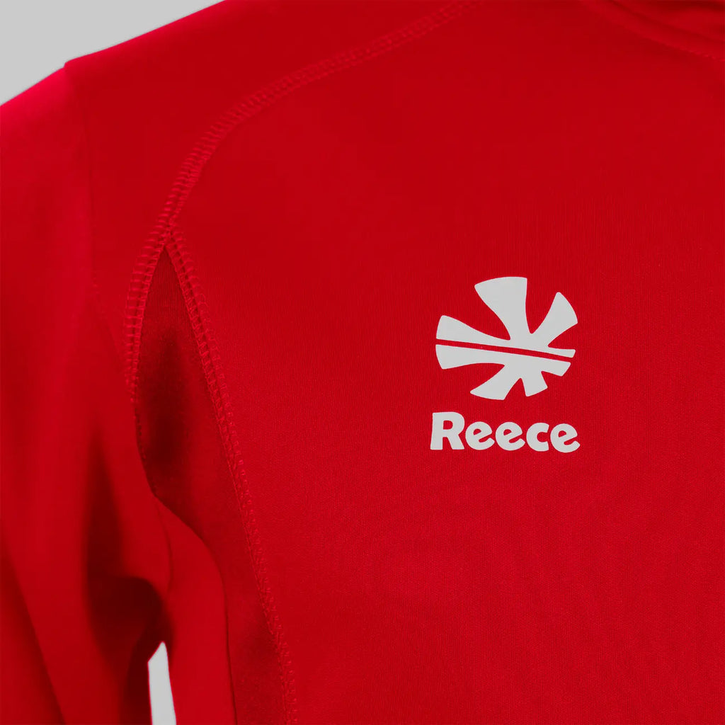 Reece Shift Hooded Full Zip Top - Red Kleding