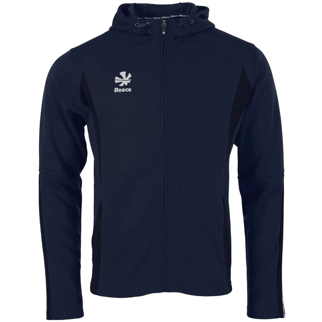Reece Shift Hooded Full Zip Top - Navy Kleding
