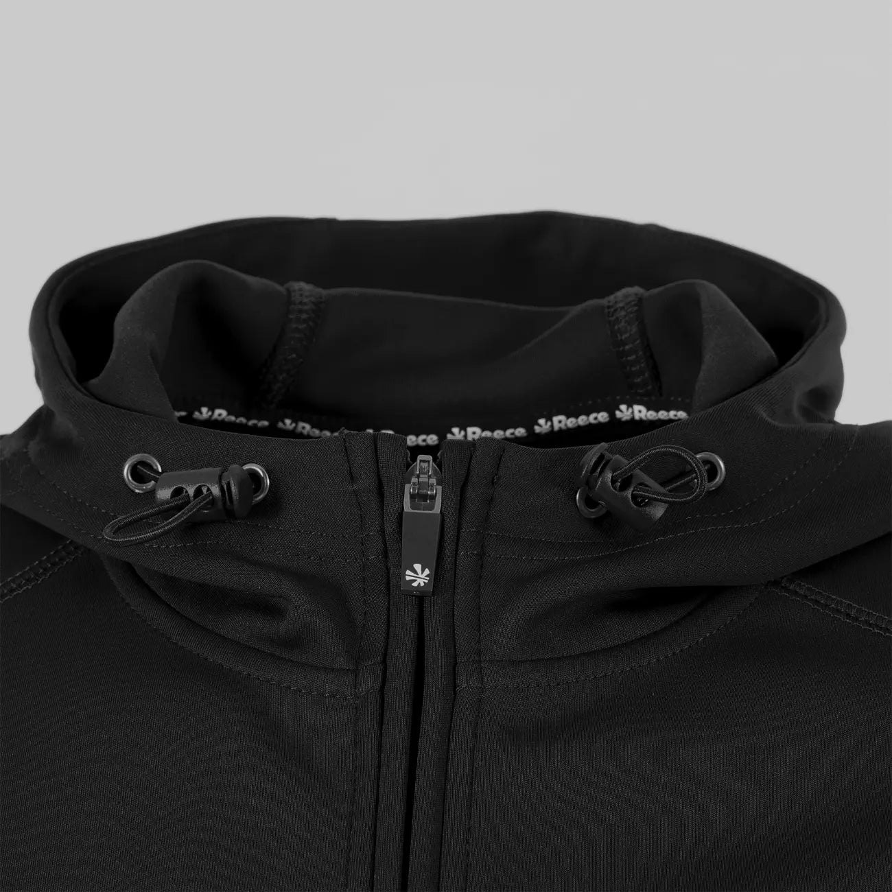 Reece Shift Hooded Full Zip Top - Black Kleding