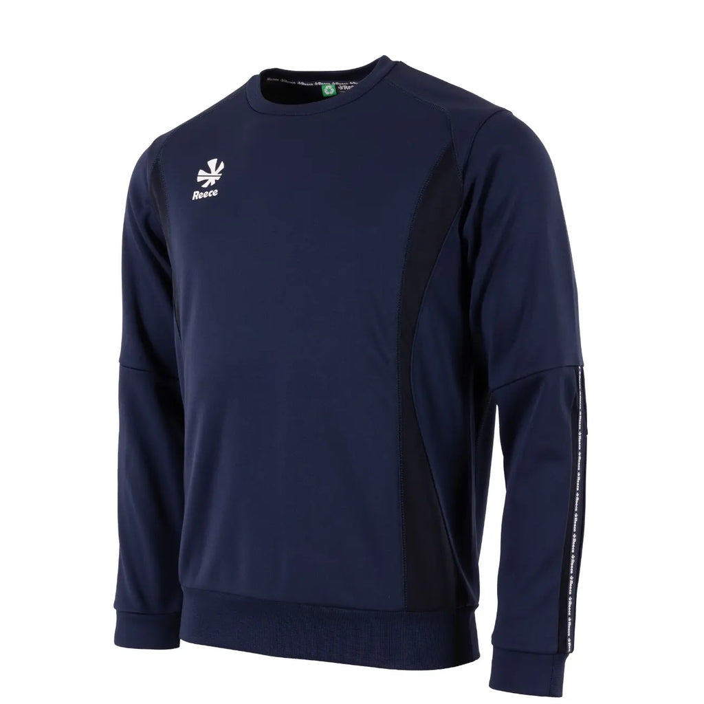 Reece Shift Round Neck Top - Navy Kleding