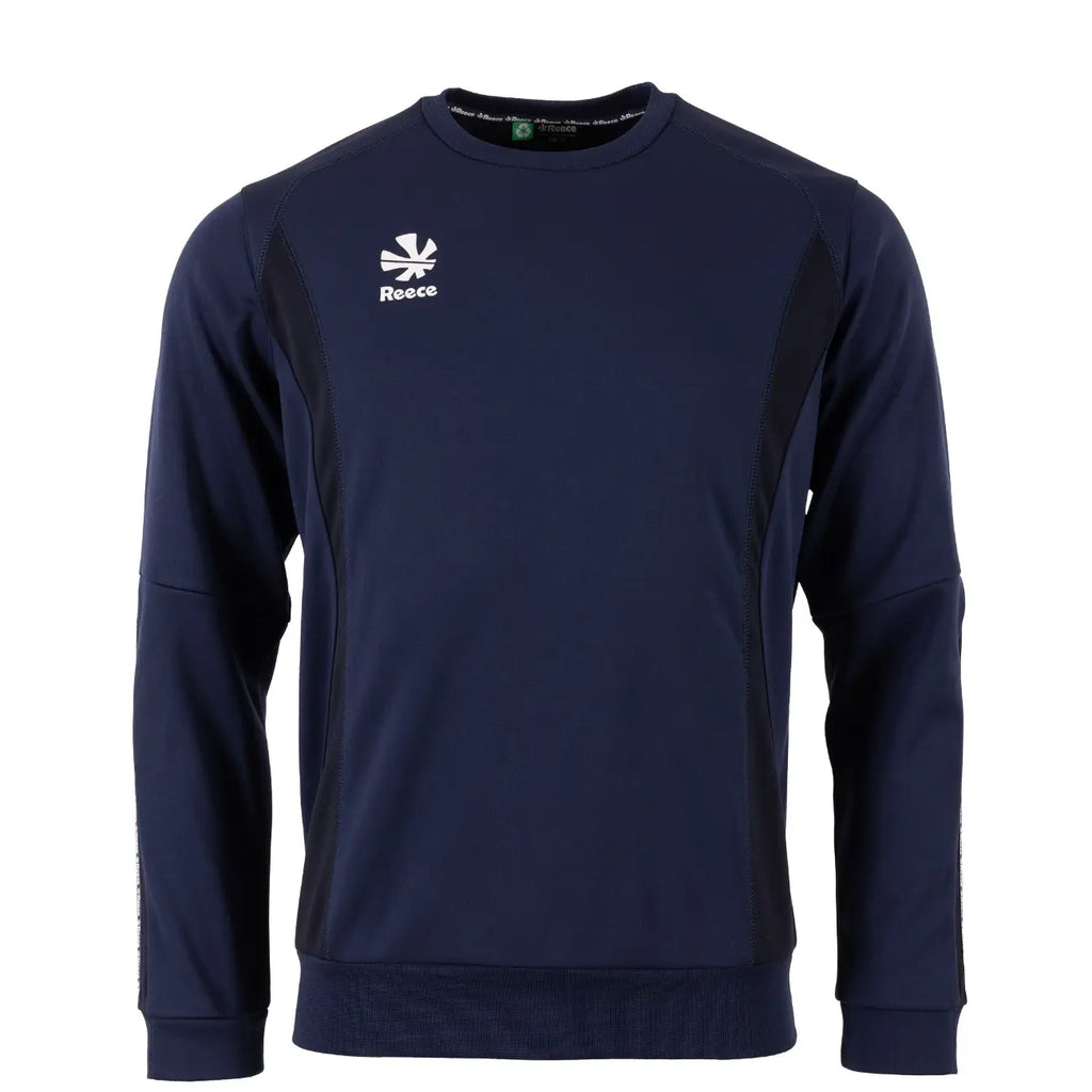 Reece Shift Round Neck Top - Navy Kleding