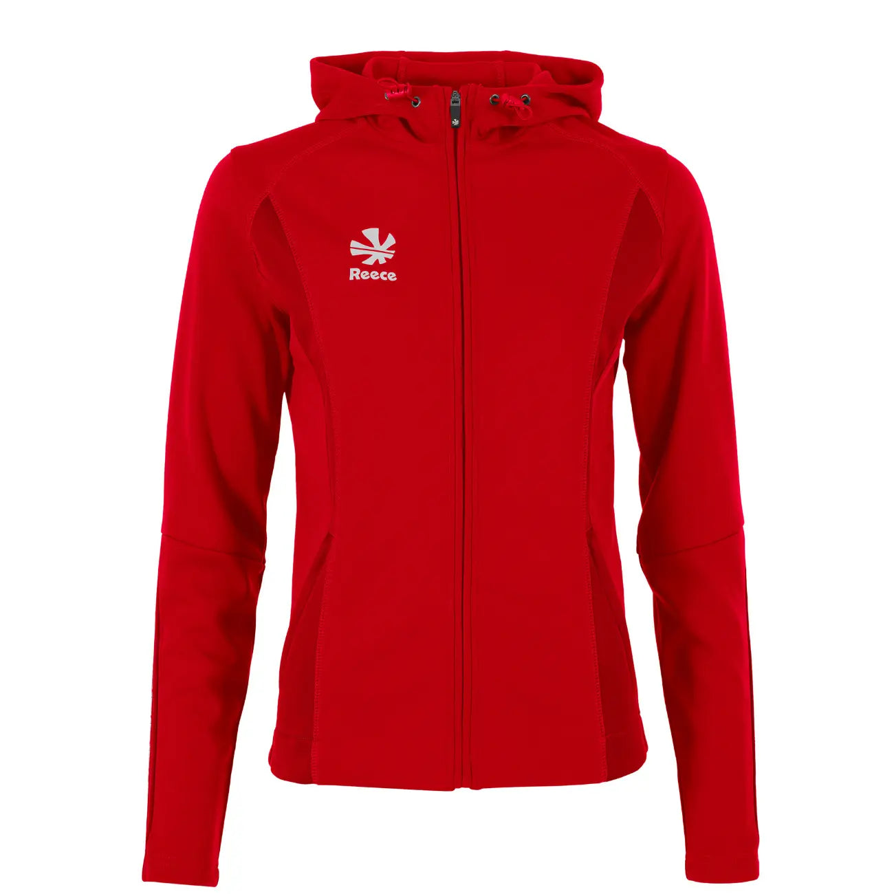 Reece Shift Hooded Full Zip Top Ladies - Red Kleding