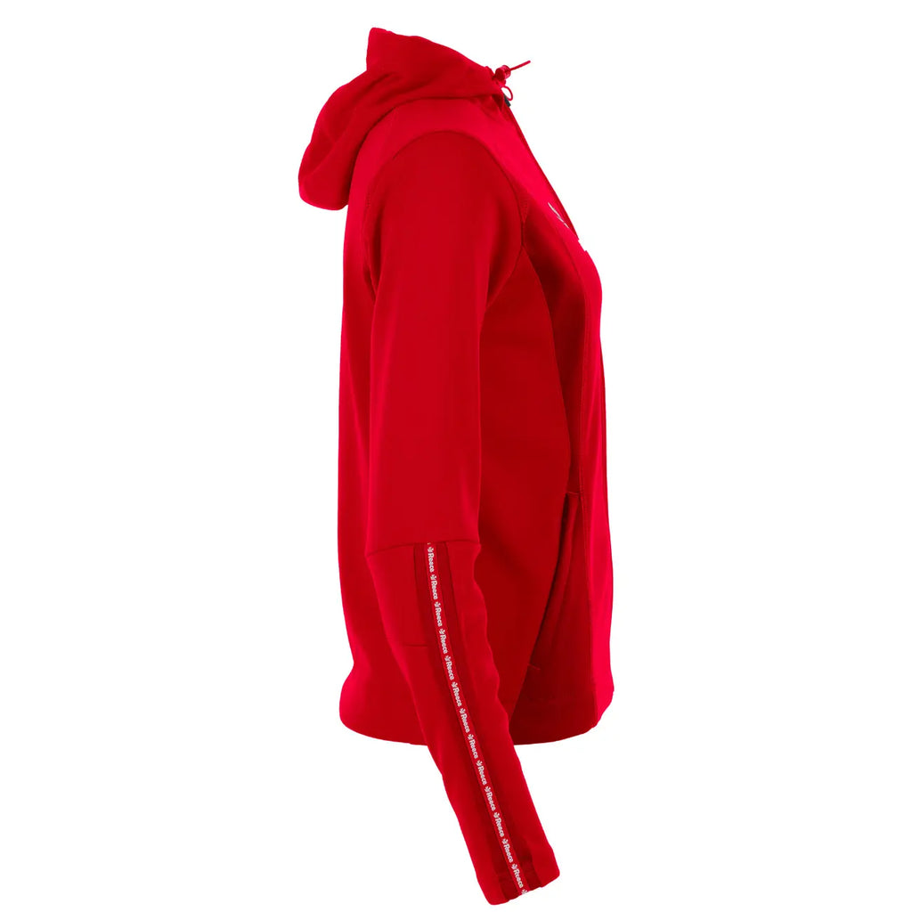 Reece Shift Hooded Full Zip Top Ladies - Red Kleding