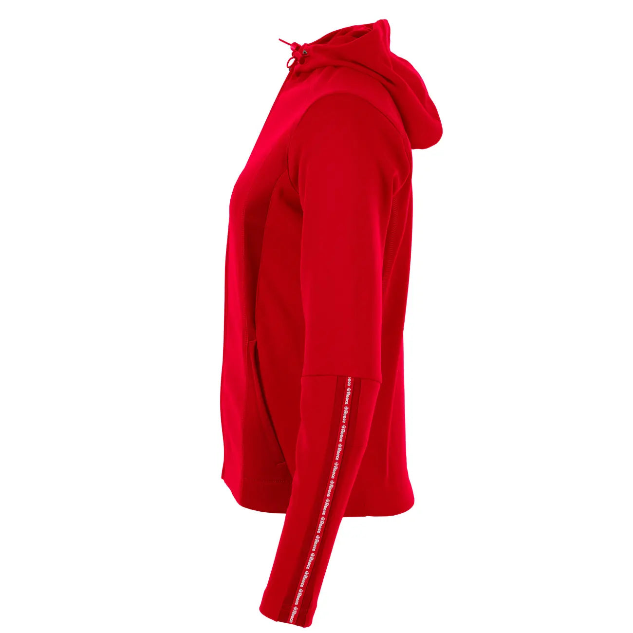 Reece Shift Hooded Full Zip Top Ladies - Red Kleding