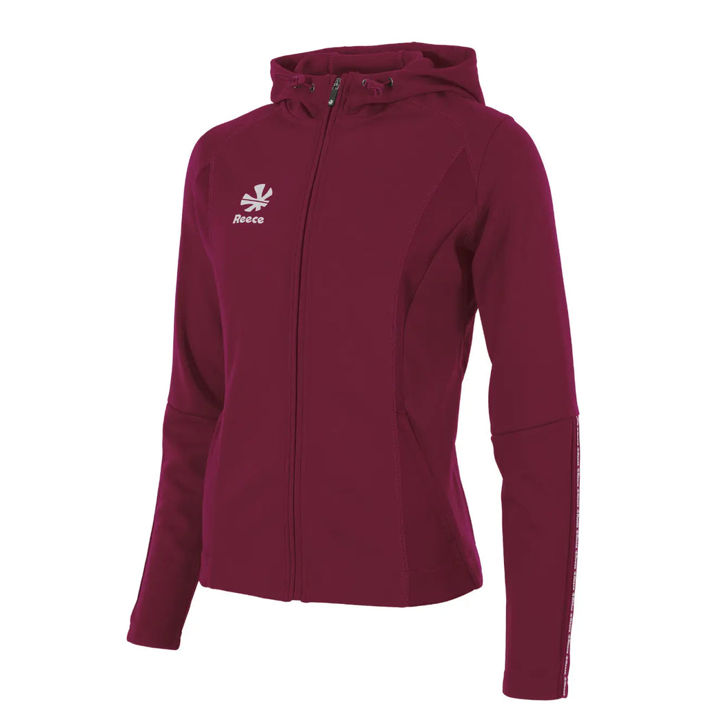 Reece Shift Hooded Full Zip Top Ladies - Burgundy Kleding