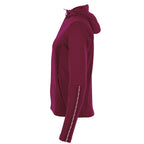 Reece Shift Hooded Full Zip Top Ladies - Burgundy Kleding