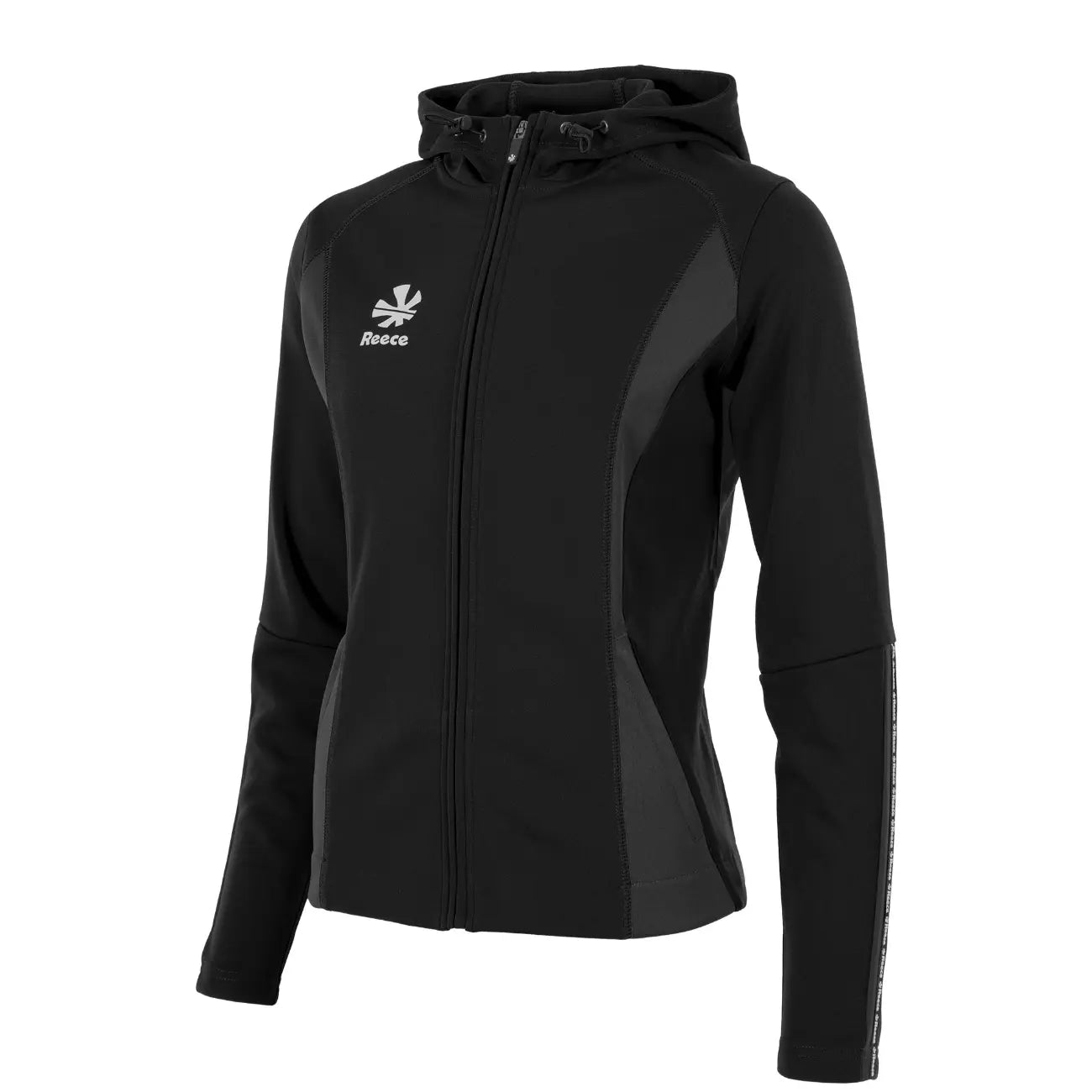 Reece Shift Hooded Full Zip Top Ladies - Black Kleding