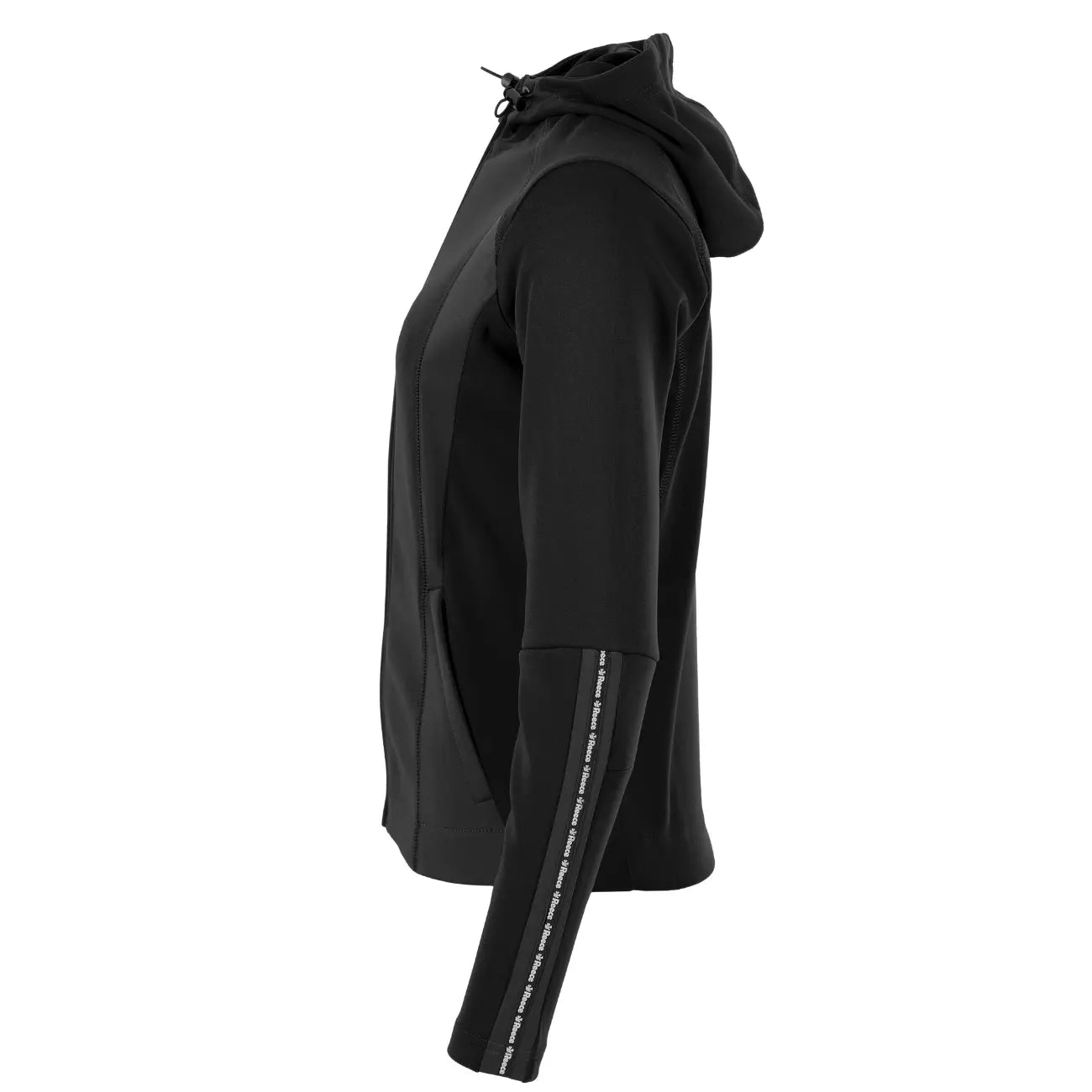 Reece Shift Hooded Full Zip Top Ladies - Black Kleding