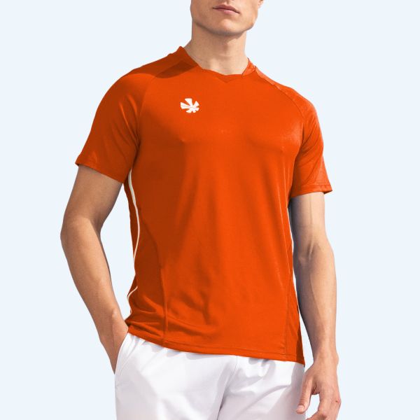 Reece Rise Shirt - Orange Kleding