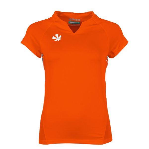 Reece Rise Shirt Ladies - Orange Kleding