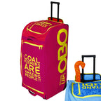 Obo Wheelie bag 'Stand-Up' red Tassen