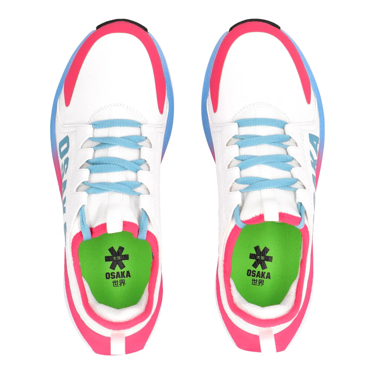 Osaka Furo Play - White-Retro Blue-Raspberry Hockeyschoen