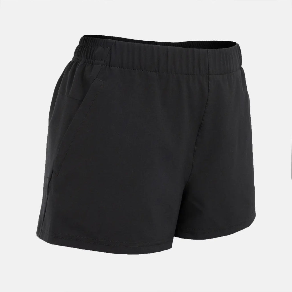JDH Carbon pantalón corto pro para niñas - Negro