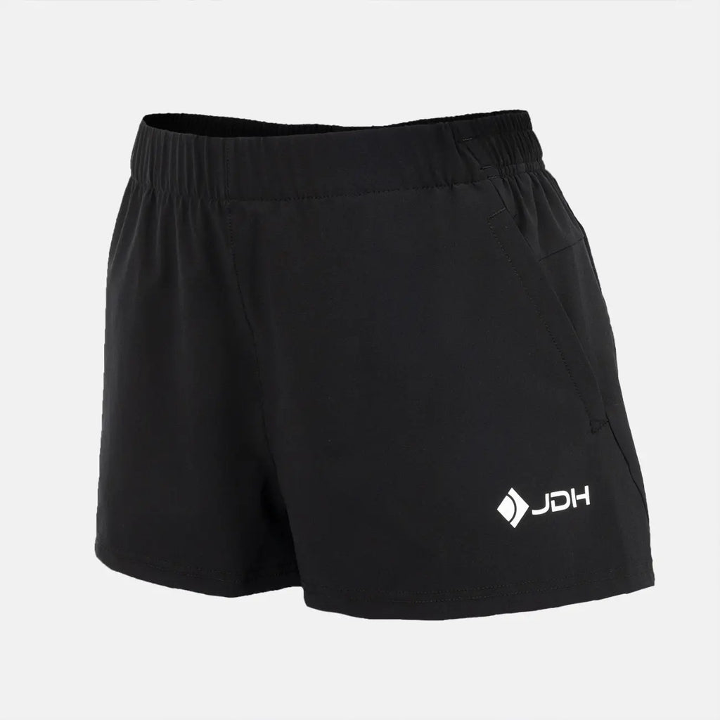 JDH Carbon pantalón corto pro para niñas - Negro