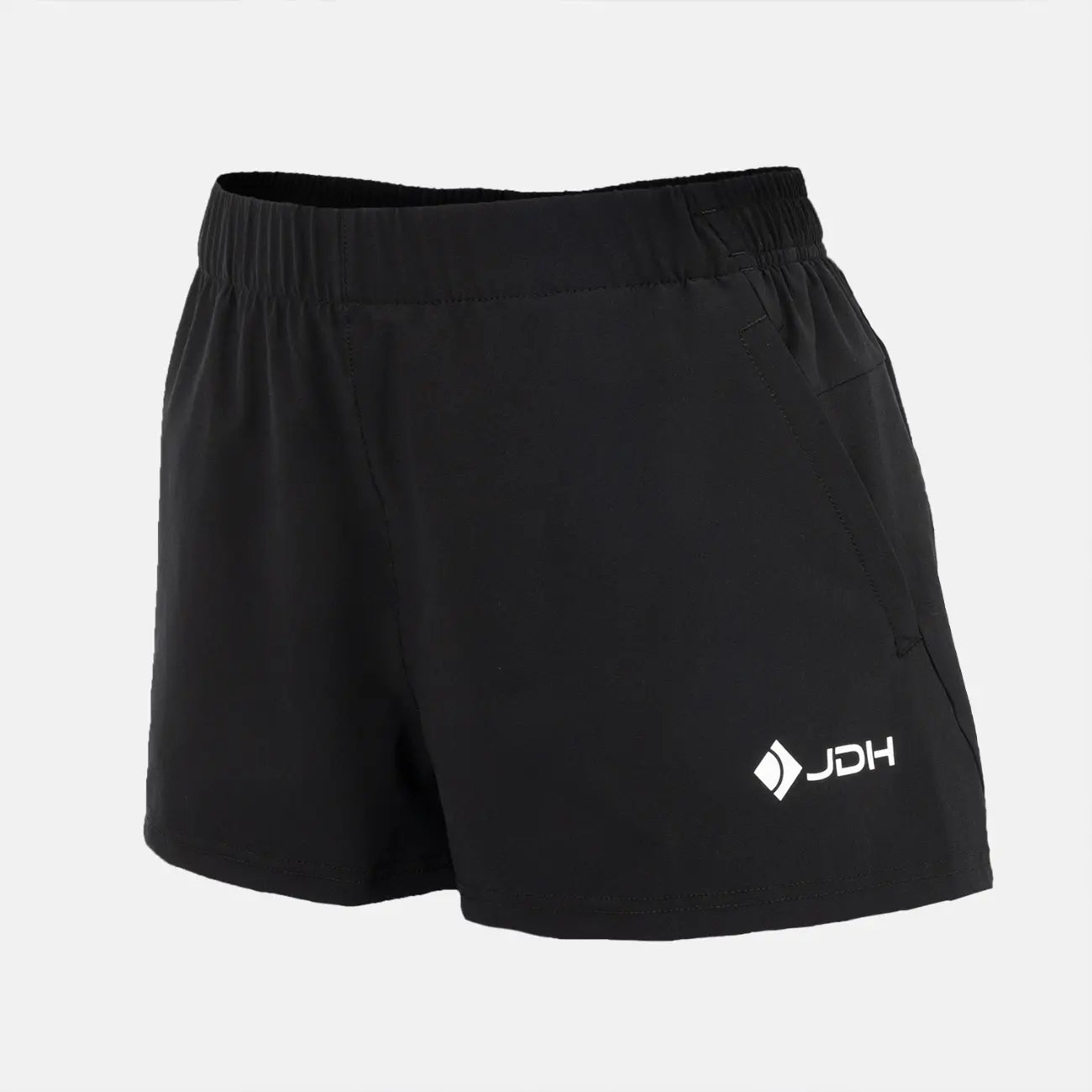 JDH Carbon pantalón corto pro para niñas - Negro