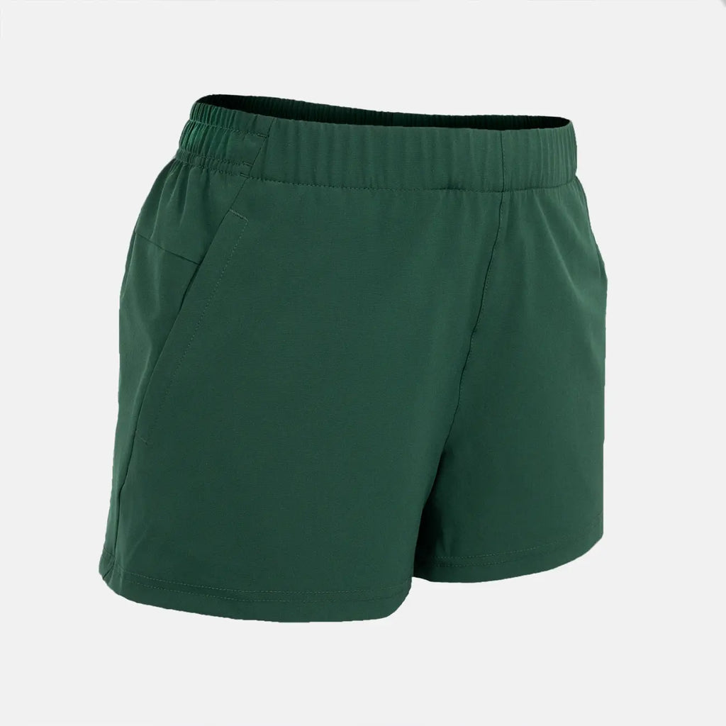 Pantalones cortos pro JDH Carbon para chicas - Verde oscuro