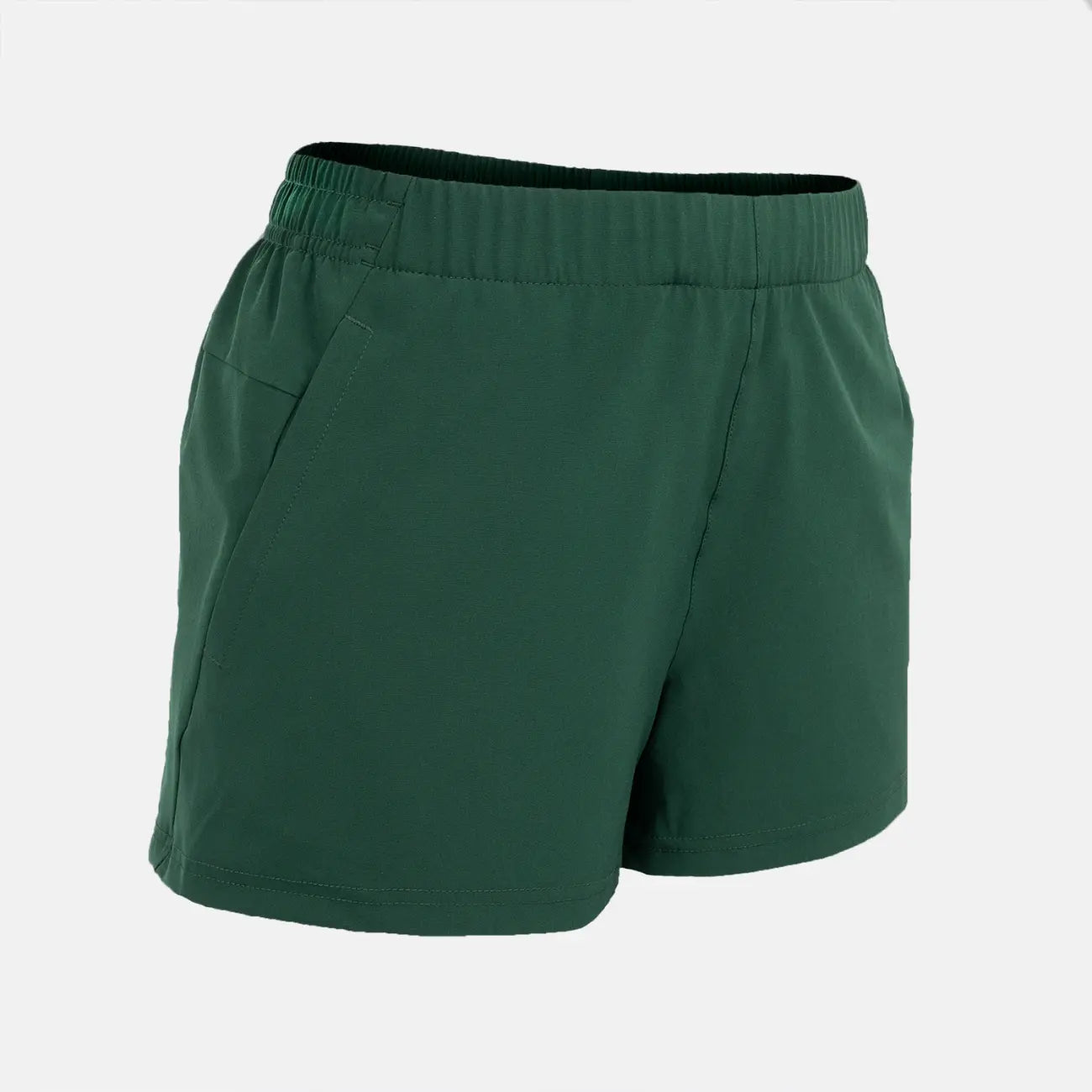 Pantalones cortos pro JDH Carbon para chicas - Verde oscuro