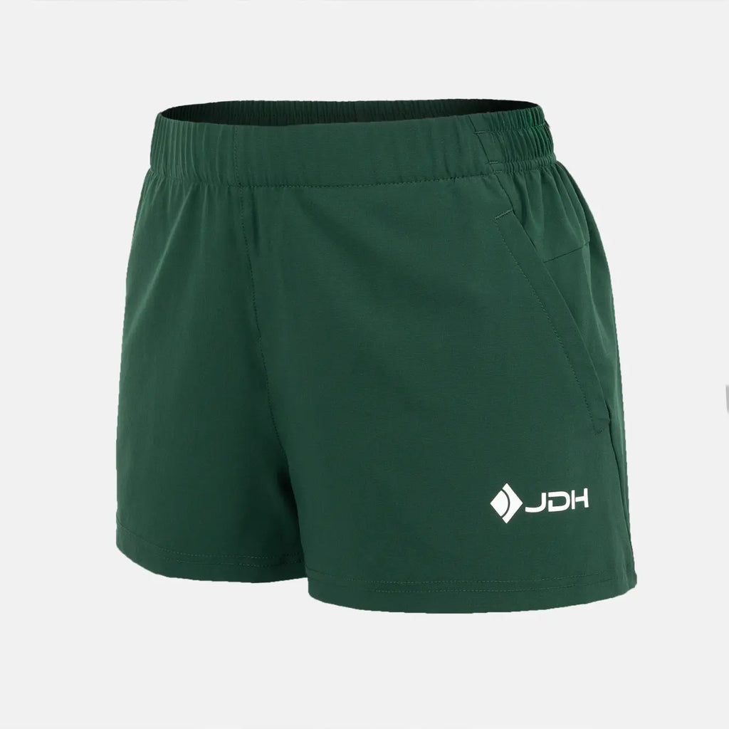 Pantalones cortos pro JDH Carbon para chicas - Verde oscuro