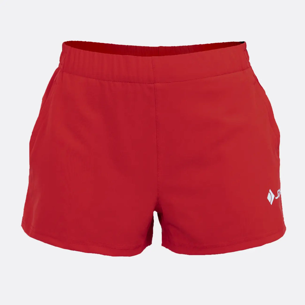 Pantalones cortos pro JDH Carbon para chicas - Rojo