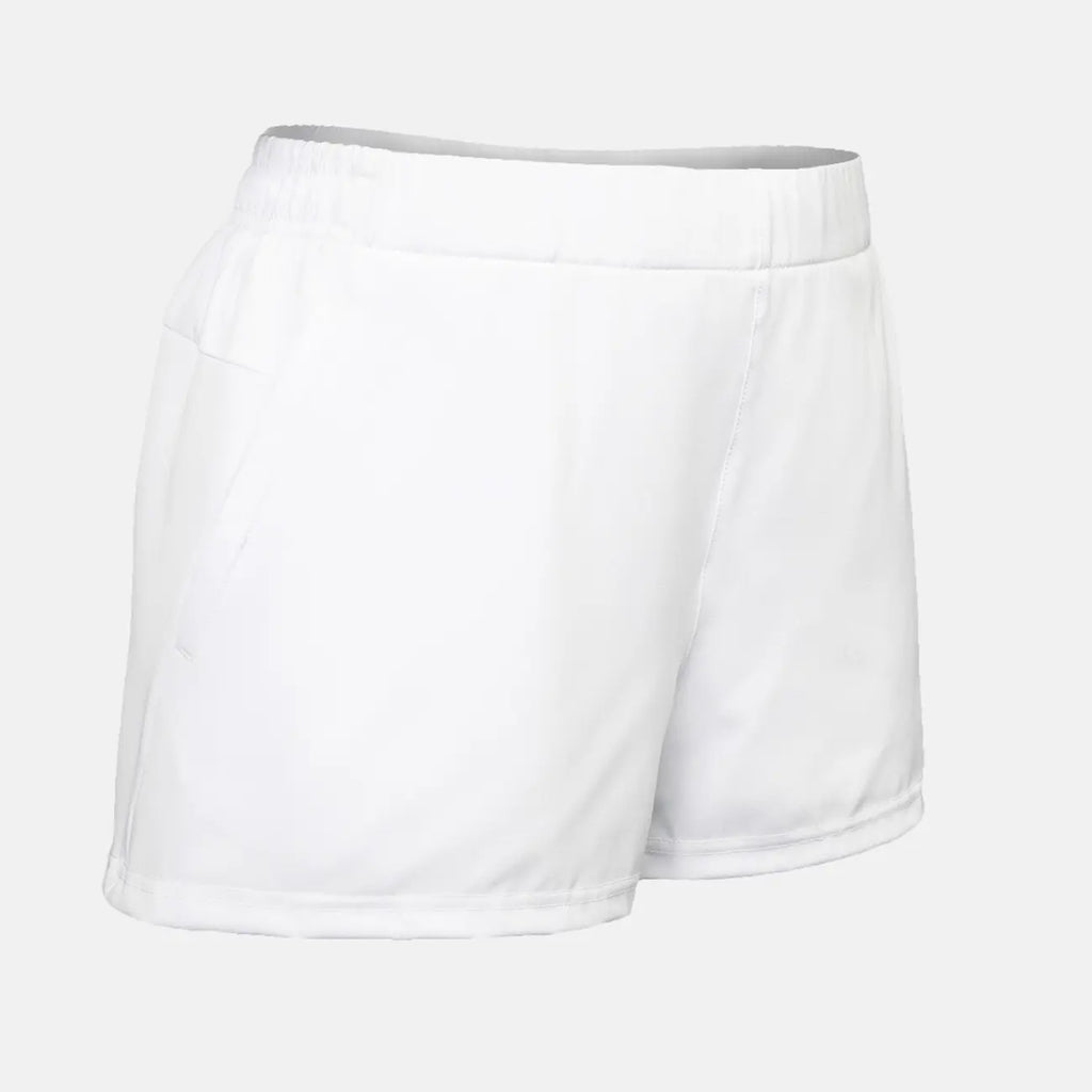 JDH Carbon pantalón corto pro para niñas - Blanco