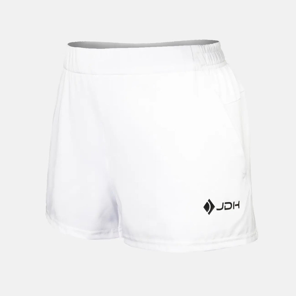 JDH Carbon pantalón corto pro para niñas - Blanco