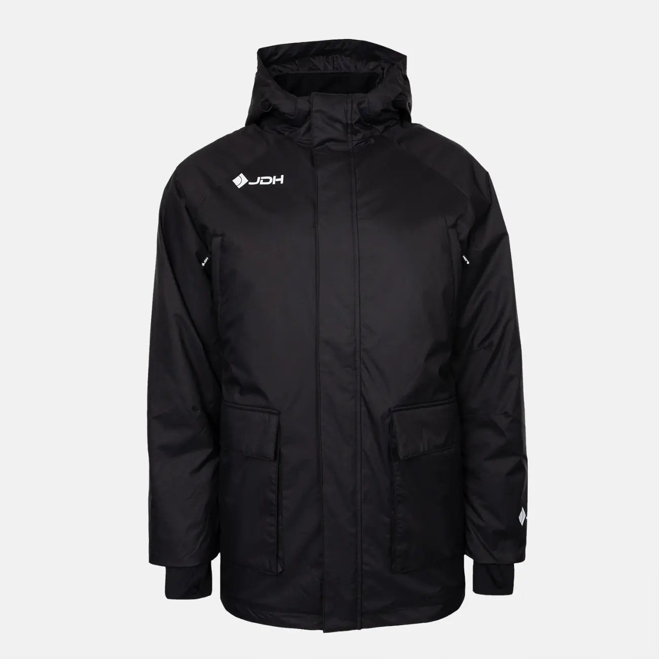 JDH Carbon chaqueta acolchada para hombre - Negro