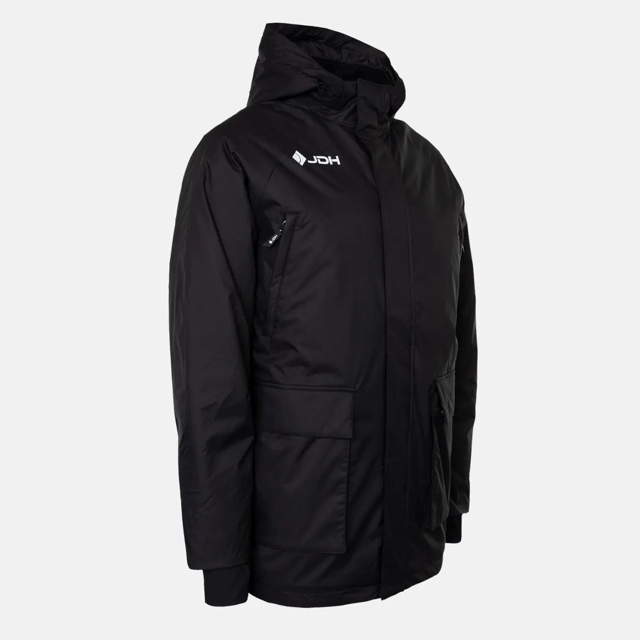 JDH Carbon chaqueta acolchada para hombre - Negro