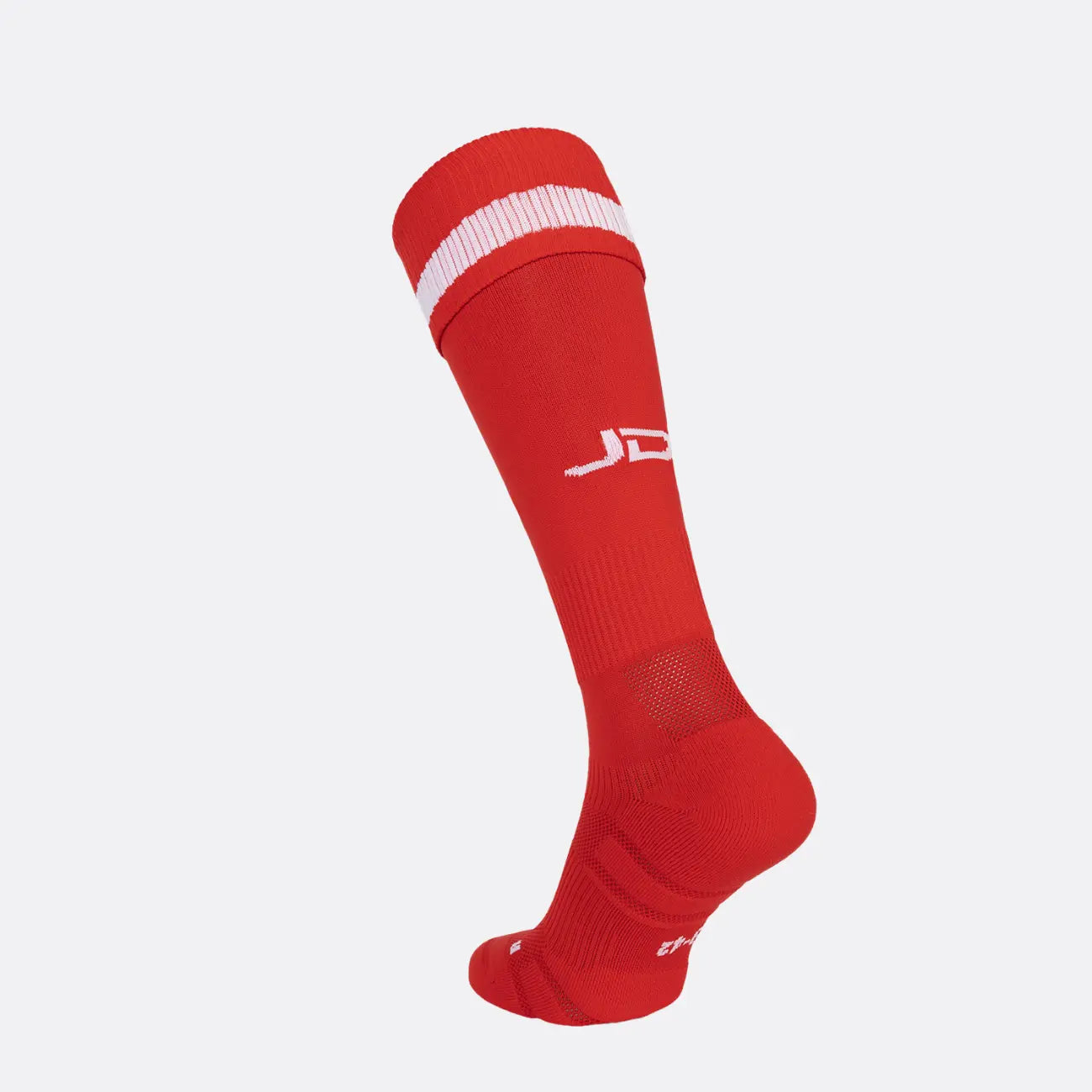 JDH Carbon calcetín hasta la rodilla - Rojo